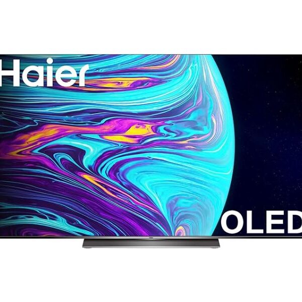 Haier 65 Inch OLED Smart TV, 4K HDR, Android AI, Google TV, Color Black Model – H65S9UG PRO – 1 Year Warranty.