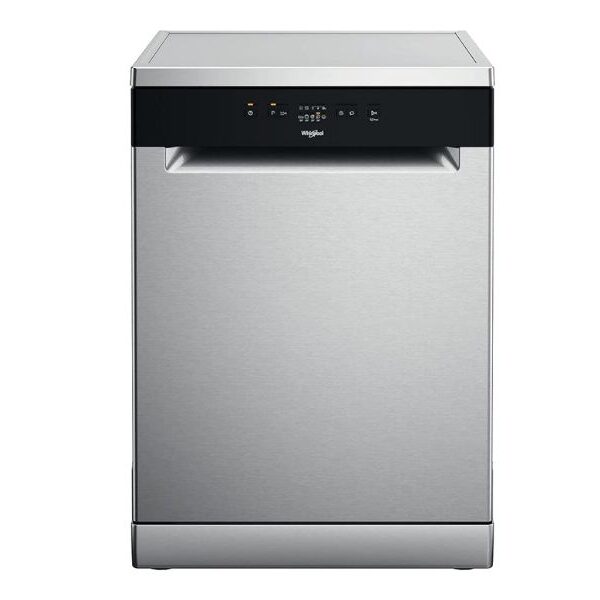 Whirlpool Free-standing Dishwasher 5 Programs Color Inox Model-WFE2B19XUKN | 1 Year Brand Warranty.