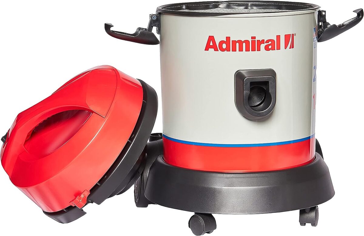 Admiral 21 Liters Drum Vacuum Cleaner, Red/Silver Model – ADVD2114AC | 1 Year Full Warranty - Image 4