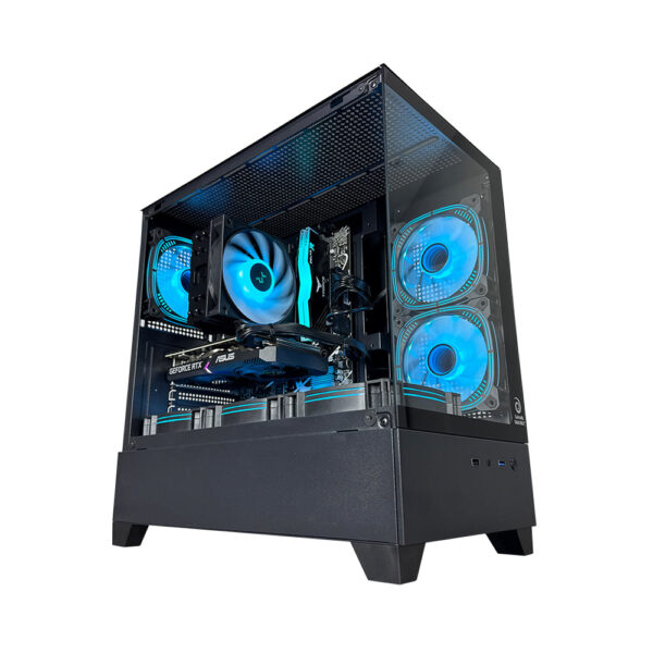 Battlestar Gaming PC – Core i7-12700(F) | RTX 4060Ti 16GB | 16GB DDR4 RAM | 1TB SSD | ARGB Air Cooler | Desktop Computer Tower