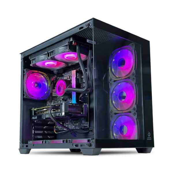GAME SEKRET Opus Max Gaming PC – Core i7-12700K(F) | RTX 4070 12GB | 32GB D4 RAM | 2TB SSD + 2TB HDD | 240mm AIO Liquid Cooler | Desktop Computer Tower