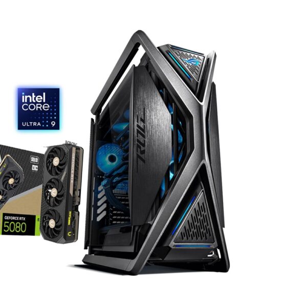 GAME SEKRET Obsidian Gaming PC – Core Ultra 9-285K | RTX 5080 16GB | 96GB D5 RAM | 990 Pro 2TB SSD | 360mm Liquid Cooler | Desktop Computer