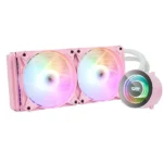 darkFlash Twister DX240 ARGB AIO Liquid CPU Cooler Pink