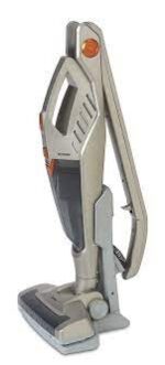 KHIND 0.6 Litres Vacuum Cleaner With Cordless Vertical Bagless 120 Watts Color Silver Orange Model – – 1 Year Warranty.