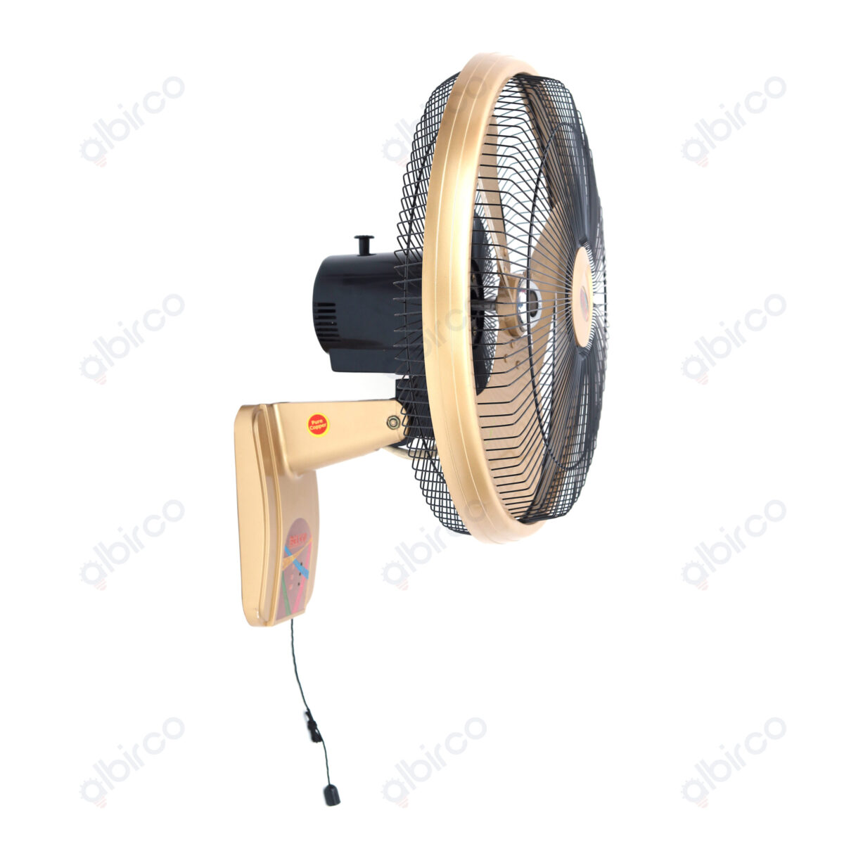 PAKISTAN BELVIN WALL FAN 18″ GOLD - Image 3