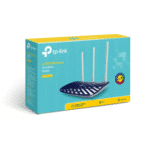 TP-Link AC750 Wireless Dual Band Router, 2.4GHz & 5GHz, Up to 733 Mbps Bandwidth, Omnidirectional Signal, 3x Fixed Antennas, 1x WAN Port, 4x LAN Ports, Blue / White | Archer C20 - Image 4