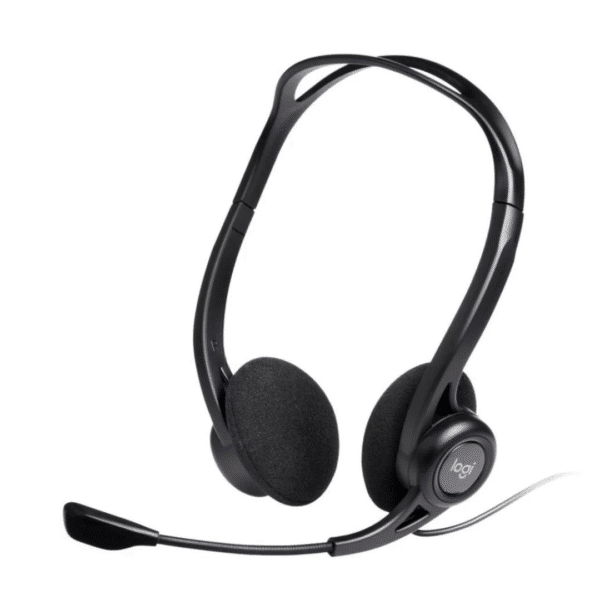 Logitech H 960 USB Headset, Binaural Over-the-head, 2 Year Warranty, Boom Microphone, Bi-directional Noise Cancelling, Stereo Sound, 7.87 ft Cable Length