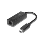 Lenovo USB-C to Ethernet Adapter, PXE-Boot Function,100Mbps Data Rate Transmit, Black