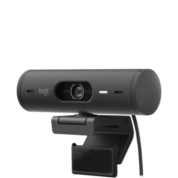 Logitech Brio 505 Full HD Webcam with auto Light Correction, auto-framing, Show Mode, Dual Noise Reduction mics, Privacy Shutter – Works with Microsoft Teams, Google Meet, Zoom, TAA Compliant