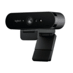 Logitech Brio 4k Stream Edition Webcam, Ultra HD 4K/30fps, 1080p/60fps Streaming, USB 3.0 Cable and USB 2.0, Autofocus, Built-In Stereo Microphone, 65°/78°/90°, Webcam – Black I 960-001194