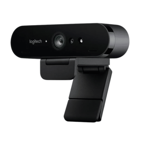 Logitech Brio 4k Stream Edition Webcam, Ultra HD 4K/30fps, 1080p/60fps Streaming, USB 3.0 Cable and USB 2.0, Autofocus, Built-In Stereo Microphone, 65°/78°/90°, Webcam – Black I 960-001194