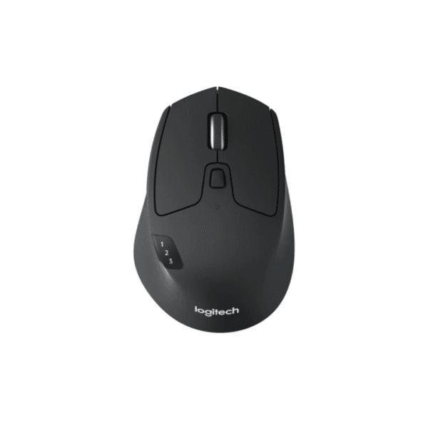 Logitech M720 Triathlon Multi-Device Wireless Mouse, Bluetooth, USB Unifying Receiver, 1000 DPI, 6 Programmable Buttons, 2-Year Battery, Compatible with Laptop, PC, Mac, iPadOS Black