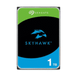 Seagate 1TB SkyHawk Surveillance SATA III 3.5″ Internal Hard Drive, 256MB Cache, 5400 RPM, Up to 180 MB/s Sustained Transfer Rates, 1 Million Hours MTBF, Supports up to 64 HD Cameras | ST1000VX013