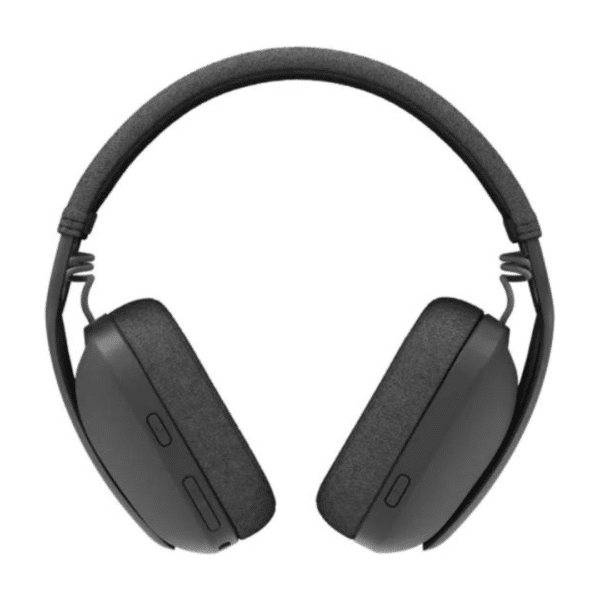 Logitech Zone Vibe 100 Lightweight Wireless Over-Ear Headphones with Noise-Cancelling Microphone, Advanced Multipoint Bluetooth Headset, Works with Teams, Google Meet, Zoom, Mac/PC – Off White