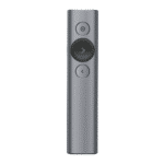 Logitech Spotlight Presentation Remote – Universal Wireless Presentation Clicker with Laser Pointer, Advanced Digital Highlighting, Bluetooth, 30 m Range and Quick Charging – Slate
