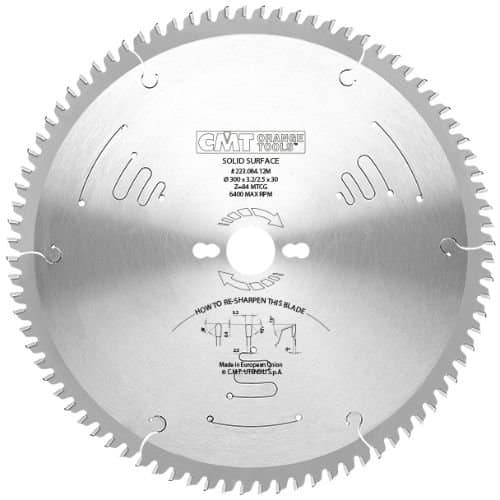 CMT Orange Tools 300X3.2X30 Z=84 #223-084-12M