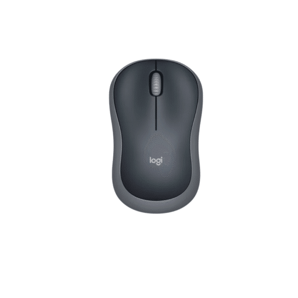 Logitech M185 Wireless Mouse, No software or setup hassles-start, Advanced 2.4 GHz wireless connectivity, 1 AA batteries – Swift Gray | 910-002235