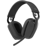 Logitech Zone Vibe 100 Lightweight Wireless Over-Ear Headphones with Noise-Cancelling Microphone, Advanced Multipoint Bluetooth Headset, Works with Teams, Google Meet, Zoom, Mac/PC – Off White - Image 4