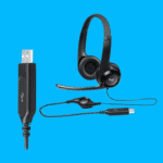 Logitech H390 Wired Headset, Stereo Headphones with Noise Cancelling Microphone, USB, In Line Controls, PC/Mac/Laptop BLACK 981-0000406, ClearChat, 1 Pack - Image 3