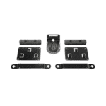 Logitech Mounting Kit for Rally Video Conferencing Kit, 2x Speaker Bracket, Camera Bracket, Table Hub Bracket, Display Hub Bracket, 2x Cable Retainer, Fasteners