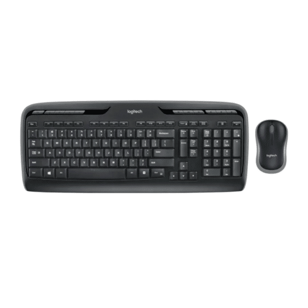 Logitech MK330 Wireless Keyboard and Mouse Combo for Windows, 2.4 GHz Wireless with Unifying USB-Receiver, Portable Mouse, Multimedia Keys, Long Battery Life, PC/Laptop, QWERTY US Layout