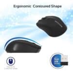 Promate CLIX8 800/1200/1600 DPI Wireless Mouse - Image 3