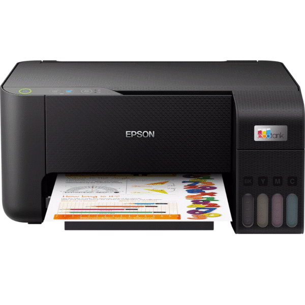 Epson Ecotank L3210 Home Ink Tank Printer A4, Colour, 3 In 1 Printer, Black, Compact Black