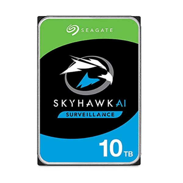 Seagate Skyhawk AI 10TB Video Internal Hard Drive HDD – 3.5 Inch SATA 6Gb/s 256MB Cache for DVR NVR Security Camera System(ST10000VE001)