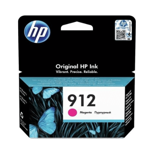 HP 912 3YL78AE Magenta Original Ink Cartridge Compatible with OfficeJet Pro Series 8010, 8020 Inkjet Printers