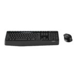Logitech MK345 Wireless Combo Full-Sized Keyboard with Palm Rest and Comfortable Right-Handed Mouse, 2.4 GHz Wireless USB Receiver, Compatible with PC, laptop – Black