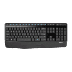 Logitech MK345 Wireless Combo Full-Sized Keyboard with Palm Rest and Comfortable Right-Handed Mouse, 2.4 GHz Wireless USB Receiver, Compatible with PC, laptop – Black - Image 3