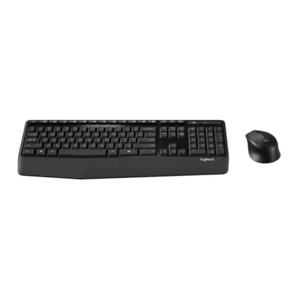 Logitech MK345 Wireless Combo Full-Sized Keyboard with Palm Rest and Comfortable Right-Handed Mouse, 2.4 GHz Wireless USB Receiver, Compatible with PC, laptop – Black