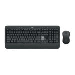 Logitech MK540 Advanced Wireless Keyboard and Mouse Combo for Windows, 2.4 GHz Unifying USB-Receiver, Multimedia Hotkeys, 3-Year Battery Life, for PC, Laptop, Arabic Layout – Black