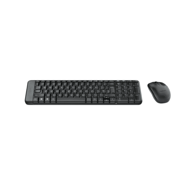 Logitech MK220 Space-Saving Wireless English Keyboard and Mouse Combo Black