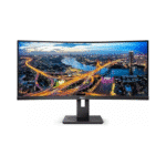 Philips 346B1C UltraWide 34″ Curved Monitor, UltraWide QHD 2K, USB-C and built-in KVM switch, 119% sRGB, USB-PD 90W, Height Adjustable, PowerSensor , 4Yr Advance Replacement Warranty