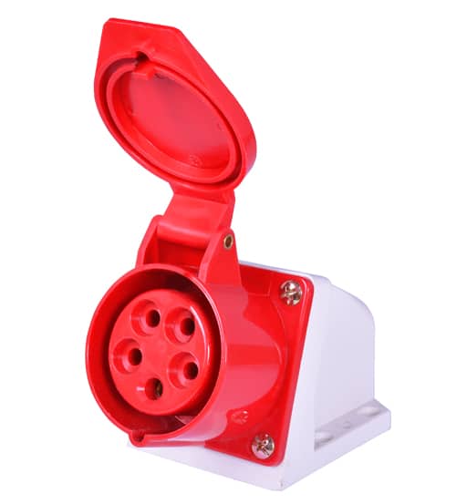 SAFEPLUS IND SOCKET 32 AMP 5 PIN 220V WALL MOUNT