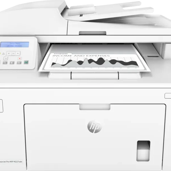 HP MFP M227sdn Monochrome LaserJet Pro Personal Multifunction Printers A4, A5, A6, B5 (JIS) (ePrint, AirPrint) (Print, Copy, Scan) | G3Q74A