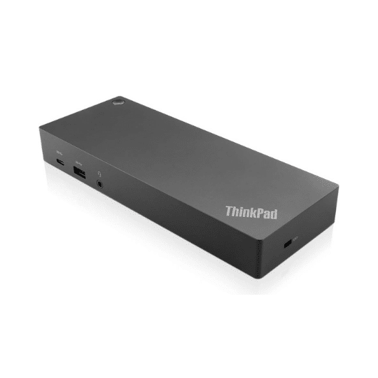 Lenovo ThinkPad Hybrid USB-C with USB-A Dock, Supports Up to 2 4K Displays, USB Type-C Cable with Type-A Adapter, 2 x DP 1.2 Ports, 2x HDMI Ports, 1x USB 3.1 Gen 2 Type-C Port, Gray | 40AF0135EU