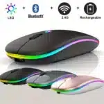 Wireless Bluetooth 2.4GHz RGB Mouse Rechargeable Silent - Image 7
