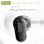 HTC NE51 Bluetooth Earphones TWS Mini EarBuds Sports Wireless Headphones Smart Noise Reduction Earbuds Green Black - Image 5