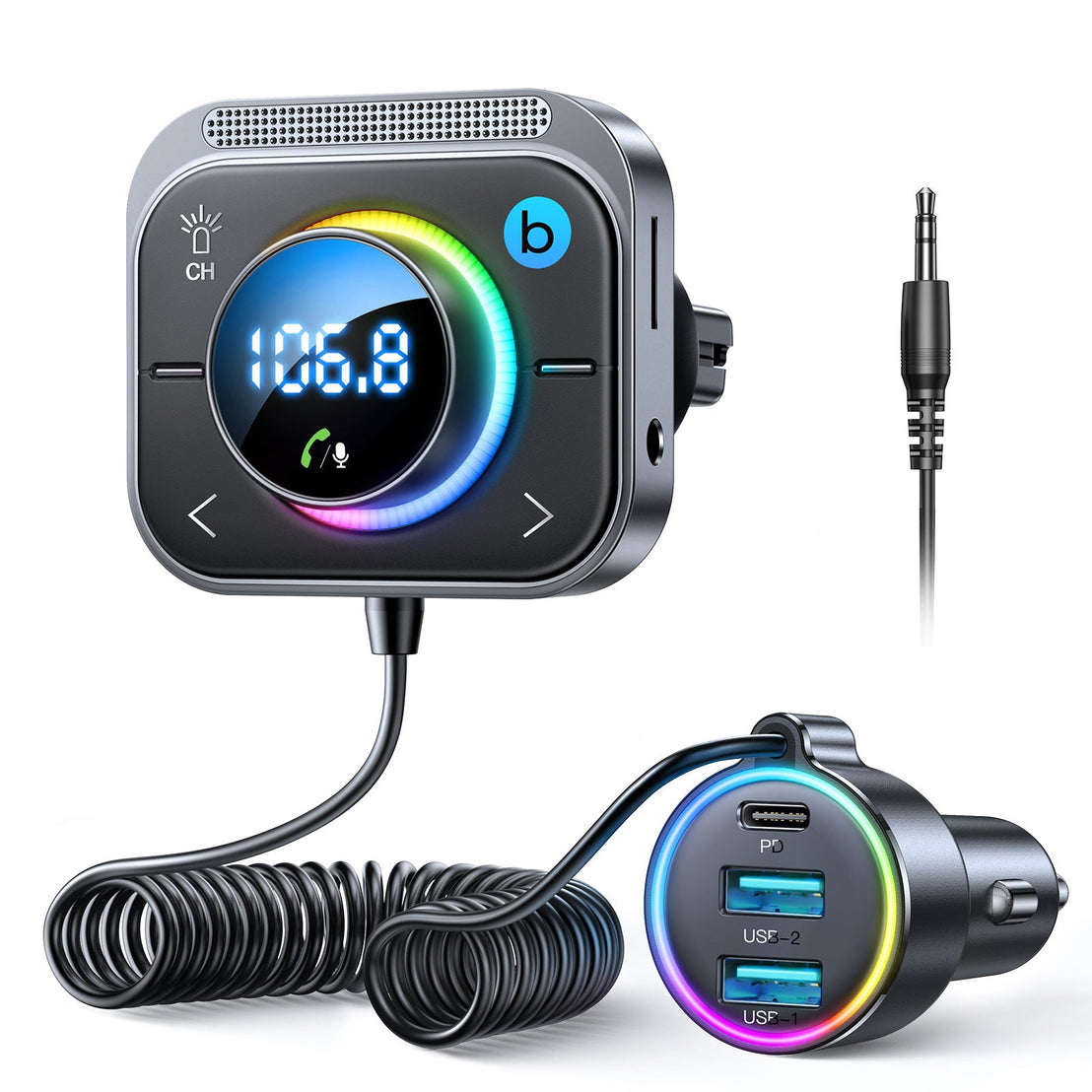 JR-CL18 Car Wireless FM Transmitter