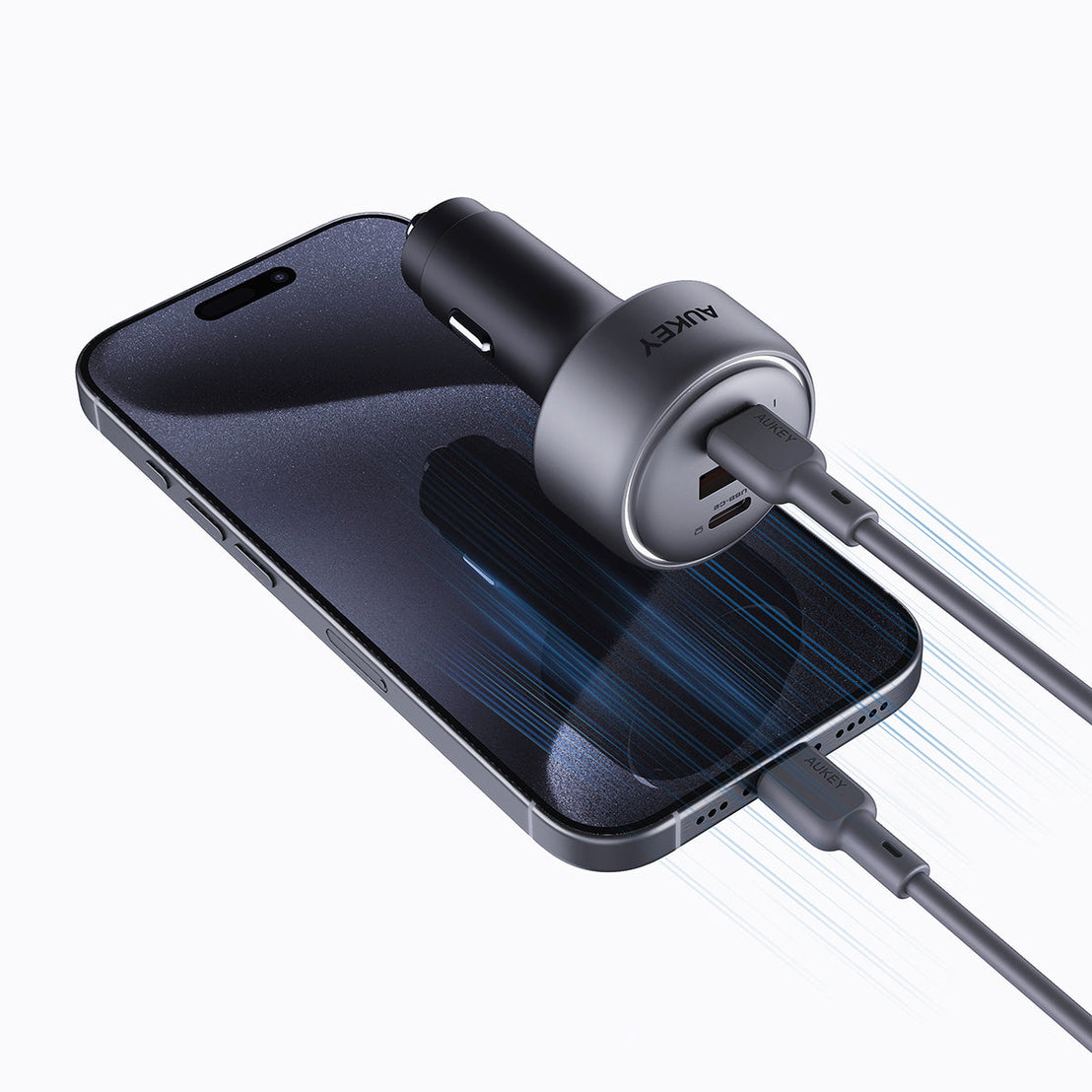 AUKEY CC-P3 Pathfinder Mix 3 100W Fast Charging Car Charger