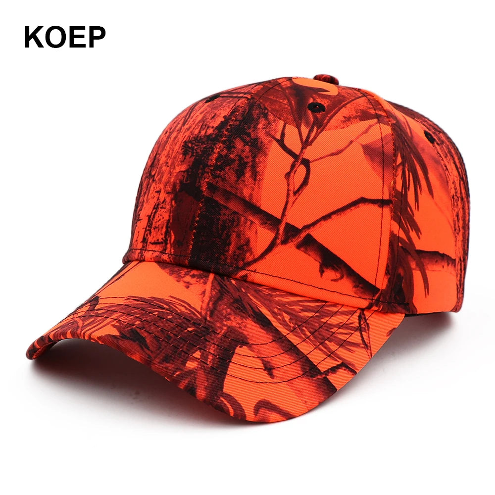 KOEP Outdoor-Fishing Caps: Jungle Camouflage Baseball Cap for Hunting (KO-380)