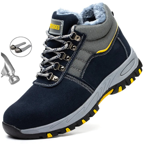 Winter Steel Cap Toe Safety with Boots Puncture-Proof Safety Warm Shoes (WS-99)