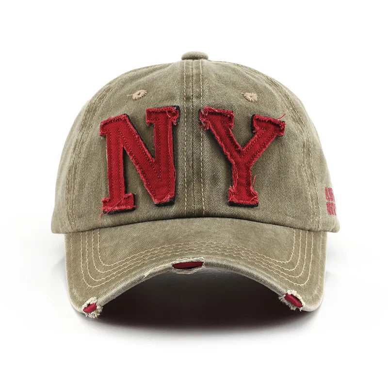 NY Embroidery Baseball Cotton Soft Cap for Unisex (NY-326)