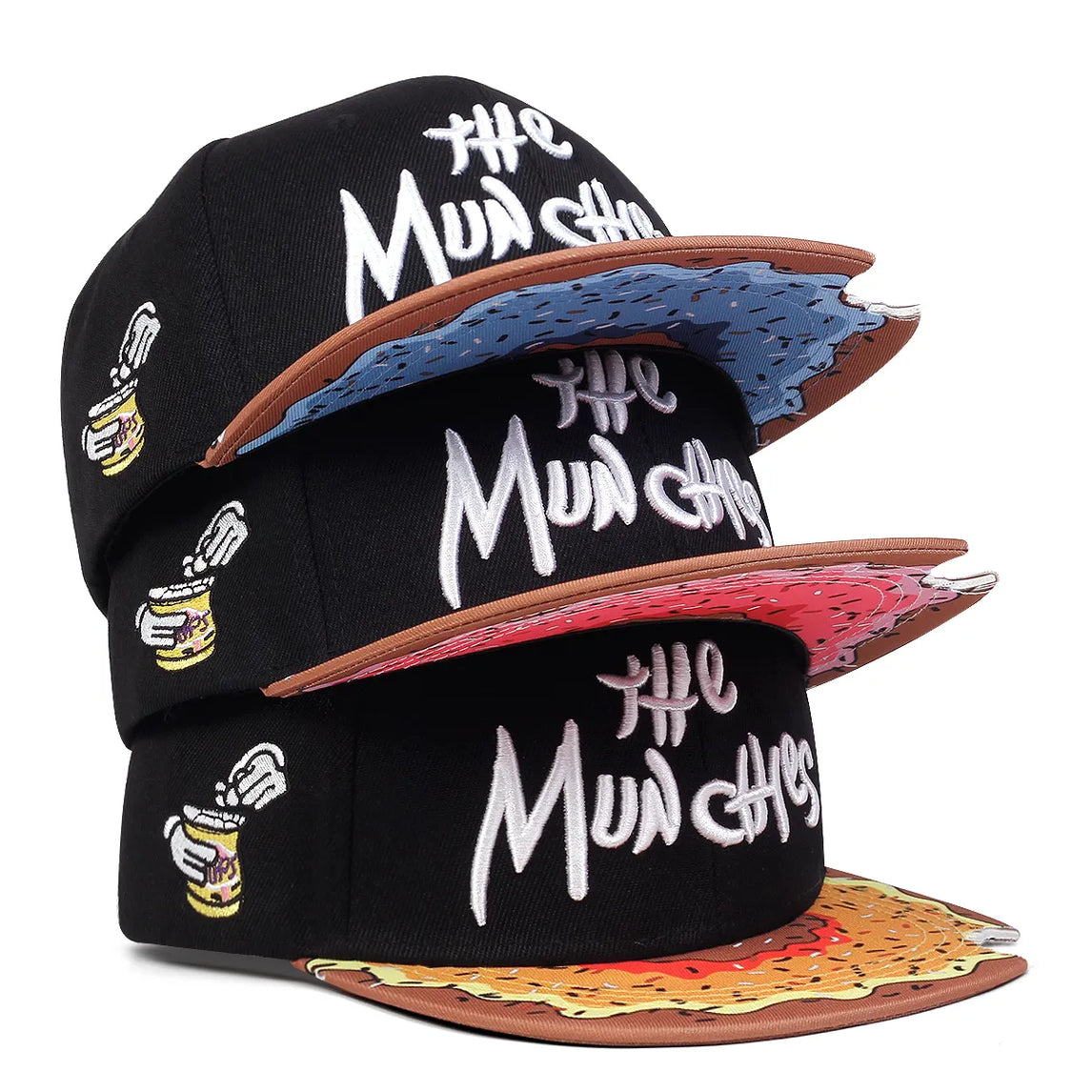 Munchies Madness: Fashion Snacks Snapback Baseball Cap (MM-393)