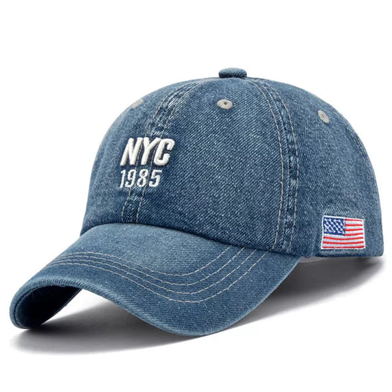 Denim Trucker Jeans Snapback Cap Embroidery Letter Unisex hats (DT-320)