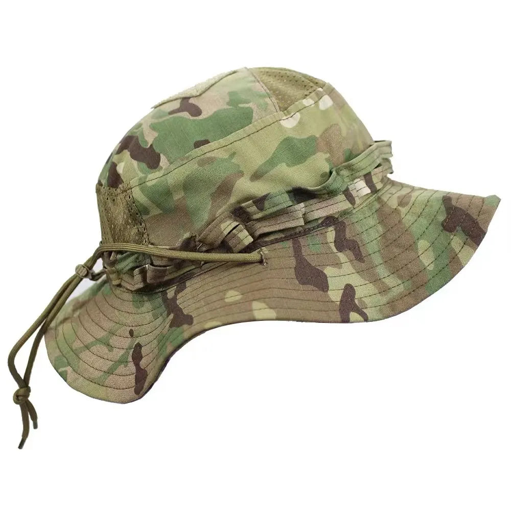 Commando Hat: Camo Military Enthusiasts Bucket Benny Cap (CH-446)