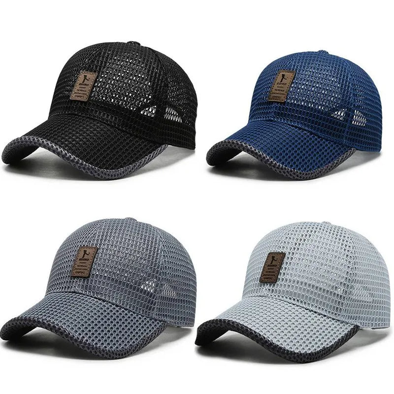 Breeze & Style: Summer Cool Mesh Baseball Caps for Endless Comfort (BS-372)