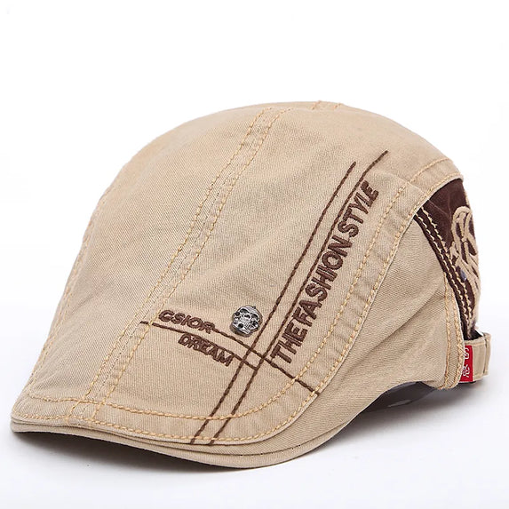 Signature Style: Casual Peaked Caps with Letter Embroidery (SS-425)